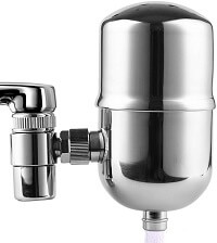 WINGSOL Water Faucet Filter Stainless-Steel Reduce Odor High Flow,Water Purifier,Remove Sediment,for Faucets-Fits Standard Faucets